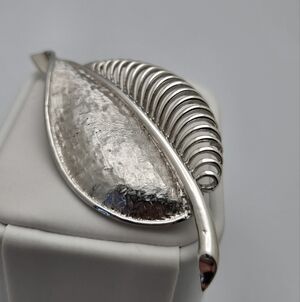 Leaf Silver Marcel Boucher 5159 Brooch 50'-60' Designer Statement Estate
